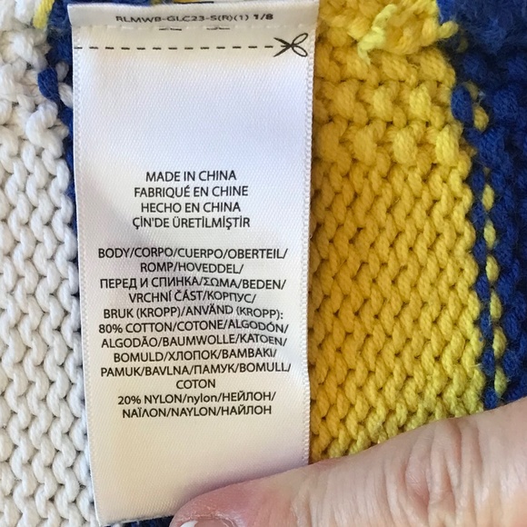 POLO RALPH LAUREN ⛵️GIRLS’ STRIPED ROLLNECK SWEATER - Picture 10 of 13